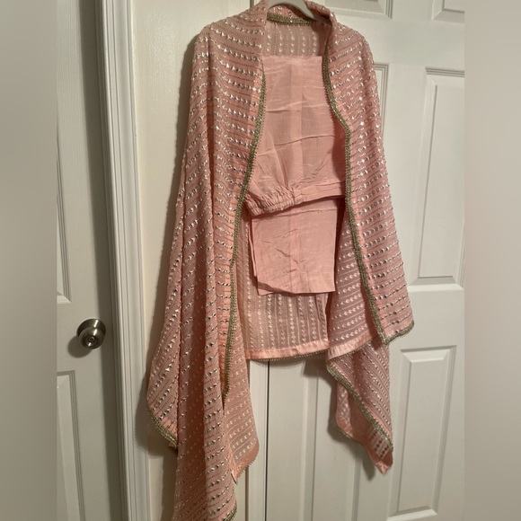 Kanwal Malik 4 piece shirt slip dupatta trouser - Picture 4 of 4